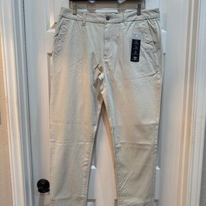 TAYLRD Men's TECH CHINO PANT (36x36) in Pelican